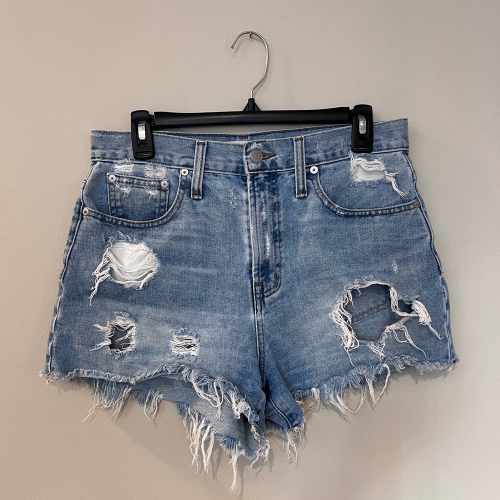 Madewell Perfect Jean Short High Rise Size 27